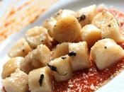 Gnocchi ricotta pecora sugo pomodorini forno profumo limone