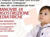 Corso sulle manovre disostruzione pediatrica livello Benedetto Tronto