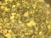 Polenta spinaci gamberetti (metodo superveloce)