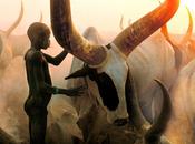 vita quotidiana delle tribù Dinka Sudan