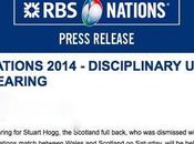 Scozia: Stuart Hogg, mercoledì raduna commissione disciplinare Nations