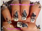 Stamping Decal with Nail Foil "Holographic Butterfly"