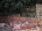 Siracusa: muro diroccato interamente sovrastato albero, transenne marciapiede inagibile mesi Bengasi