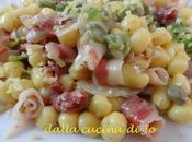 Chicche patate fave pancetta arrotolata