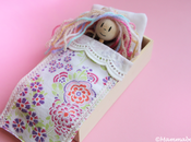 bambolina lettino… riciclando! Recycled doll