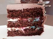 Torta cioccolato mousse arcobaleno…buon compleanno ometto!!!