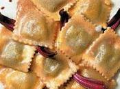 Ravioli radicchio scamorza miele millefiori pinoli