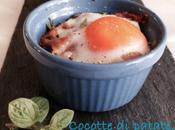 Cocotte patate, speck ovetto