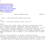 Cycles Instruction: album musicale rilasciato come modulo Kernel Linux