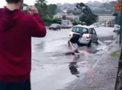 Video. fine settimana Napoli faceva surf strade