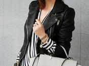 Outfit: Camicia righe bianche nere nuova borsa Chantal