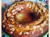 Ciambella miele scaglie mandorle