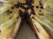 Torta yogurt, cioccolato pere