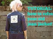 Come rinnovare vecchio Jean Jacket Stay Home Club Patch