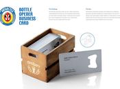 Antarctica Beer: Bottle Opener Business Card