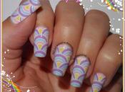Stamping decal mani with Winstonia plate