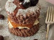 Torta monoporzione alla crema marroni mascarpone.