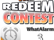 Contest Codici Redeem l’App WhatAlarm: sveglia iPhone legge appuntamenti, promemoria news nuova funzione shake registrazione notturna