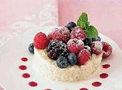 Budino riso frutti bosco.