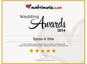 SPOSE STILE vince Wedding Awards 2014 Matrimonio.com!