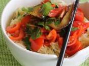 Noodles soia verdure grigliate