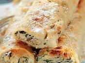 Cannelloni alla rucola mozzarella.