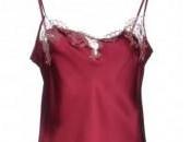 Sottoveste raso rosso pizzo