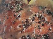 Salmone marinato