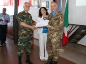 Libano/ Shama. Corso lingua italiana ufficiali delle Forze Armate Libanesi. Consegna degli attestati frequenza