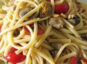 Linguine frutti mare, datterini basilico