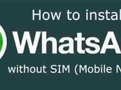 WhatsApp anonimo Come installare senza avere numero telefonico