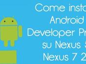 Come installare Android Developer Preview Nexus 2013