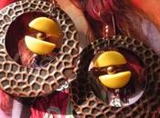 sole alberi ancora nudi Orecchini rame