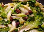 Scarola stufata olive, acciughe, uvetta pinoli