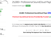 25.000 riproduzioni SoundCloud dollari