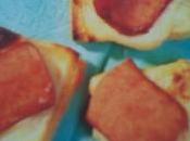 Crostini filanti würstel