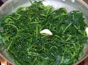 Agretti saltati pranzo
