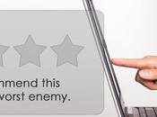 Recensioni negative commenti acidi. Quanto serve essere cattivi rete?