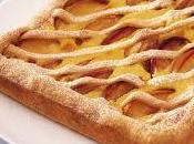 Crostata alle pesche crema cacao