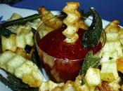 Patate fritte foglie salvia ketchup piccante