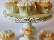 Peach Avalanche Rose Wedding Cupcakes