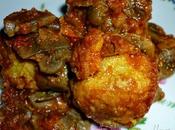 Polpette zucca vegetariane sugo pomodoro funghi