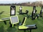 palestra all'aperto produce energia pulita