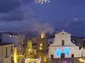 Video. Fuochi d’artificio Torre Greco visti cielo drone