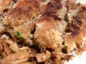 Polpettone sugo funghi