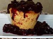 Tortino nocciole salsa mirtilli.