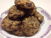 Cookies americani cioccolato fondente arachidi
