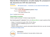 Moto (versione 2013) disponibile 170€ Amazon