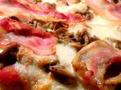 PIZZA porcini, TALEGGIO pancetta affumicata