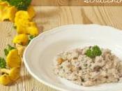 Risotto finferli, radicchio stracchino